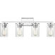 Verlana 4 Light 27.63 inch Chrome Bathroom Vanity Light Wall Light